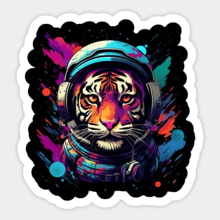 space tiger Sticker